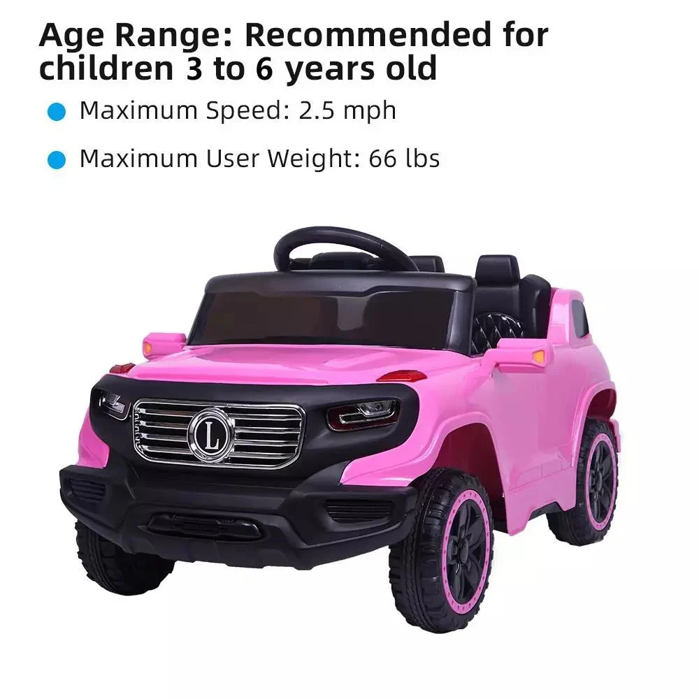 Kids Ride On Car 6V Battery Powered Electric Remote Control Car for Christmas Birthday Gift - Image 7