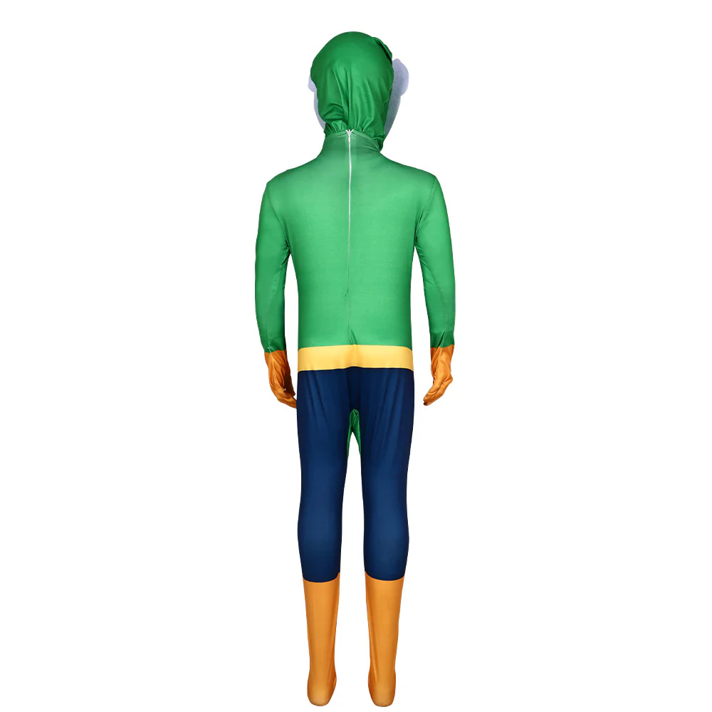 Kids Stealthy Brawler Costume Chameleon Green Cosplay Outfit for Dress Up Party - Image 4