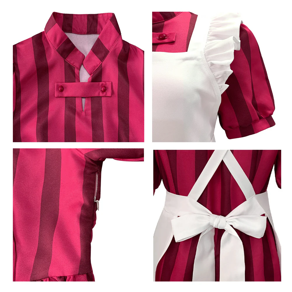 Lady Himi Cosplay Costume Maid Dress with Apron How Do You Live Halloween Dress Up Suit - Image 6