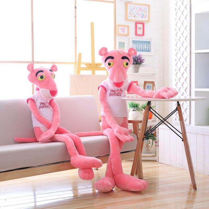 51inch/130cm Large Plush Panther Stuffed Toy Cute Animal Doll for Gift/Decoration - Image 5