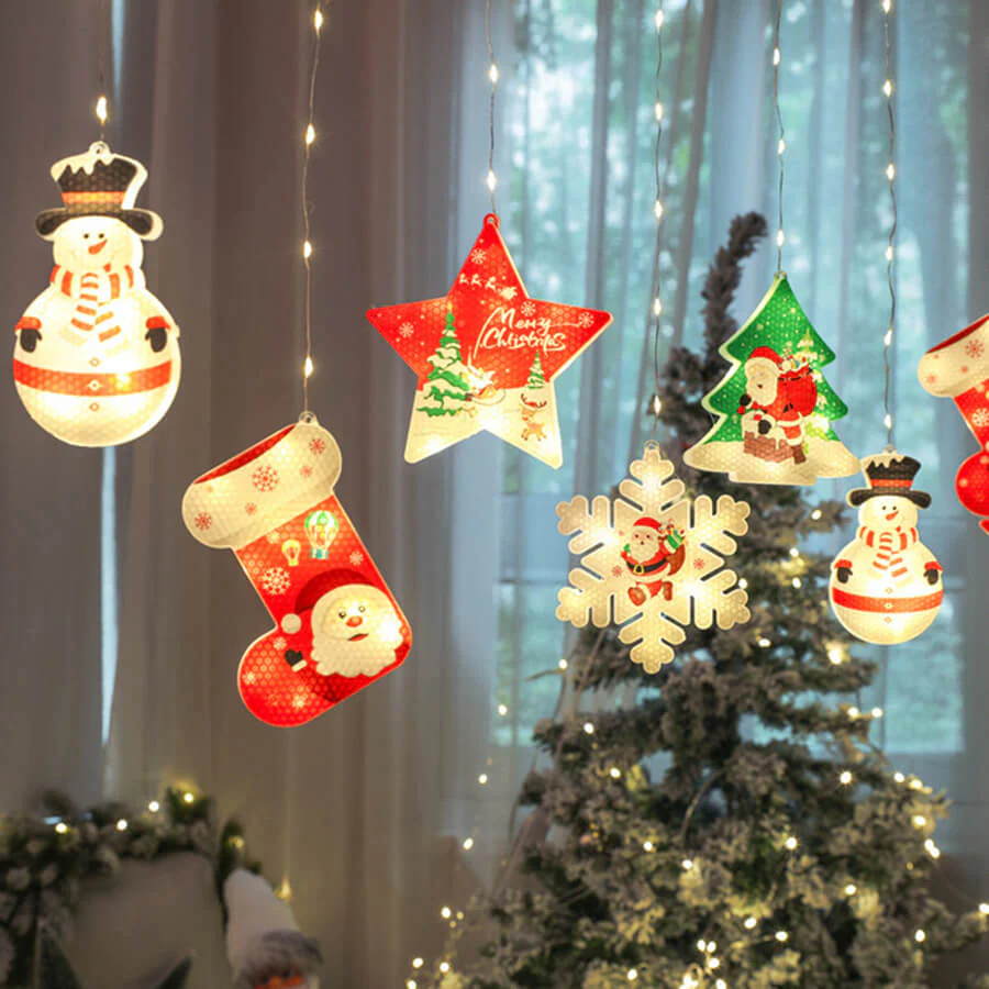 LED Christmas Lights Twinkle String Warm White Waterproof Lights Indoor Outdoor Christmas Decorations - Image 7