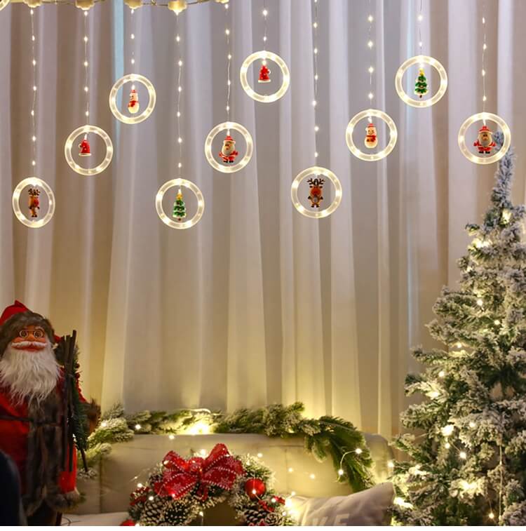 LED Christmas Lights Twinkle String Warm White Waterproof Lights Indoor Outdoor Christmas Decorations - Image 9