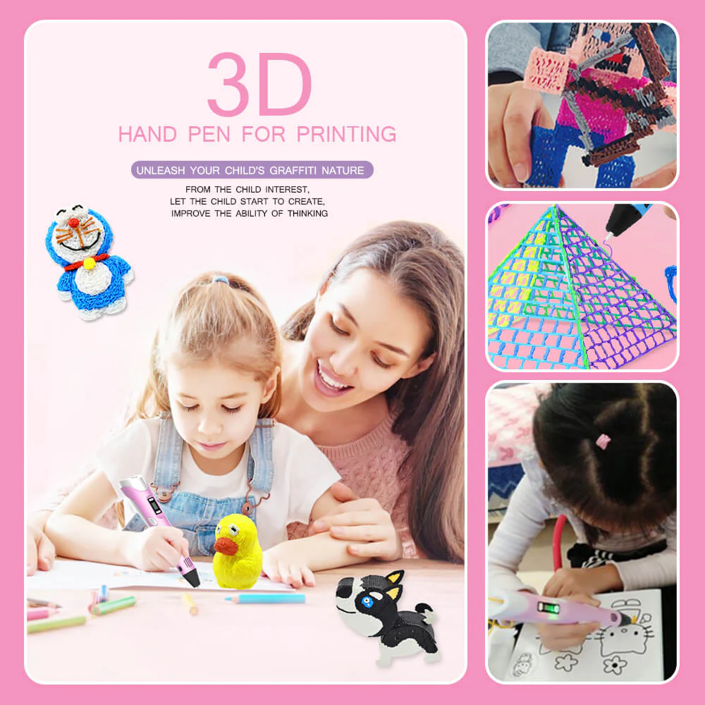 Kids 3D Print Pen Magic Doodle 3d Pen With Free 10 Meters PLA Filament - Image 4