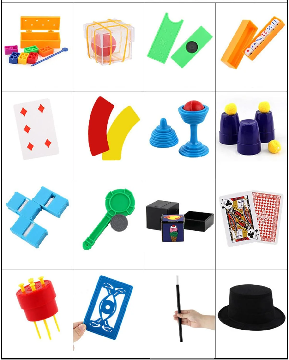 Magic Set with 65 Props Kids Magic Tool Kit For Boys and Girls Family Party interactive toys - Image 3