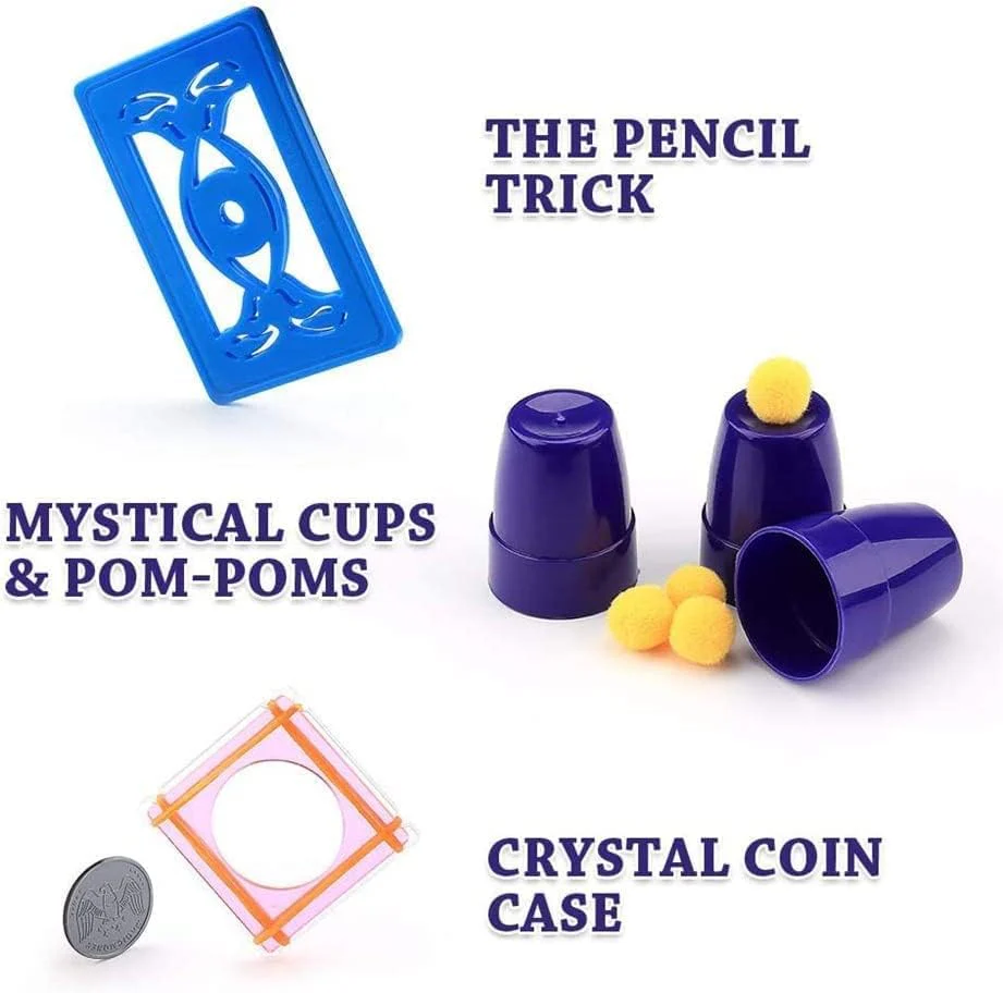 Magic Set with 65 Props Kids Magic Tool Kit For Boys and Girls Family Party interactive toys - Image 4