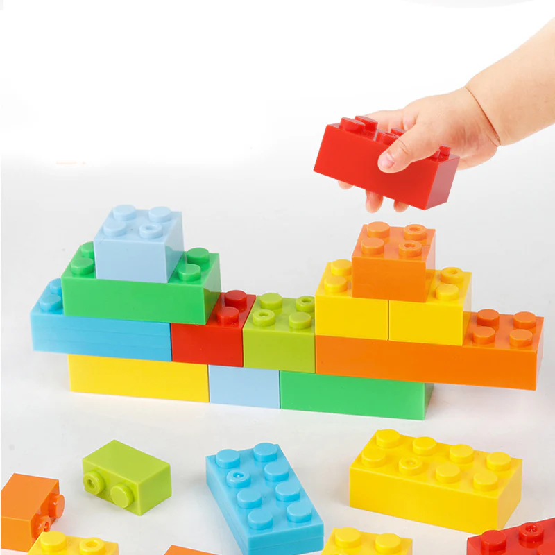 Block Play Building Blocks Set Funnel Slide Blocks DIY Bricks Toy Gift - Image 3
