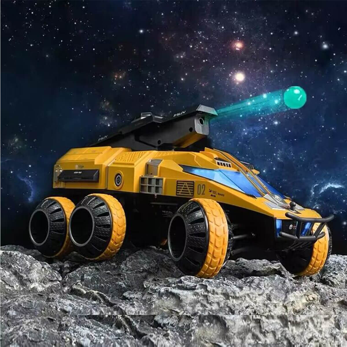 Mars Detecting RC Car 1/12 RC Rock Crawlers 6WD Remote Control Truck w/ Hidden Lift Water Bomb Shooting - Image 4
