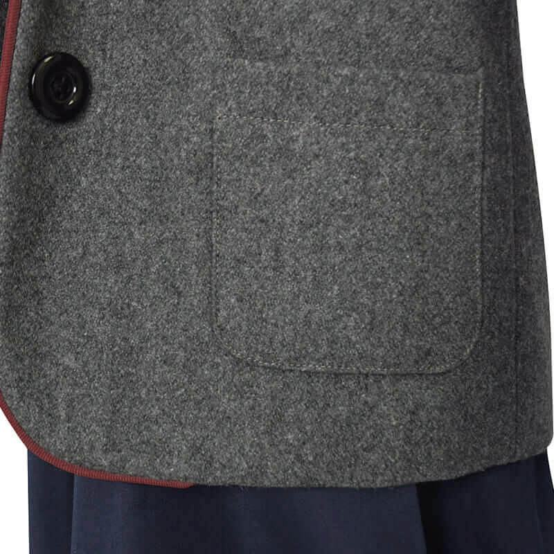 Wormwood Costume Gray School Uniform Girls Adults Halloween Cosplay Outfit - Image 8