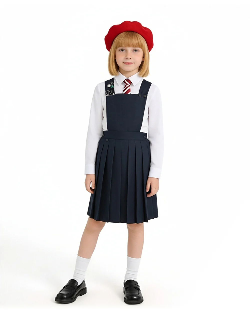 Wormwood Costume Hortensia Musical School Uniform Cosplay Dress Full Set for Kids Adults - Image 2