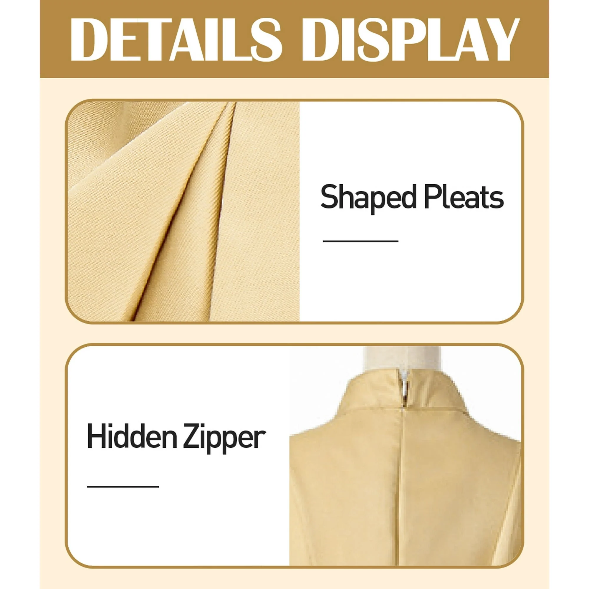 Megan Dress Kids Adults AI Robot Khaki Costume Shirt Dress and Bowknot Full Set for Halloween Carnival - Image 6