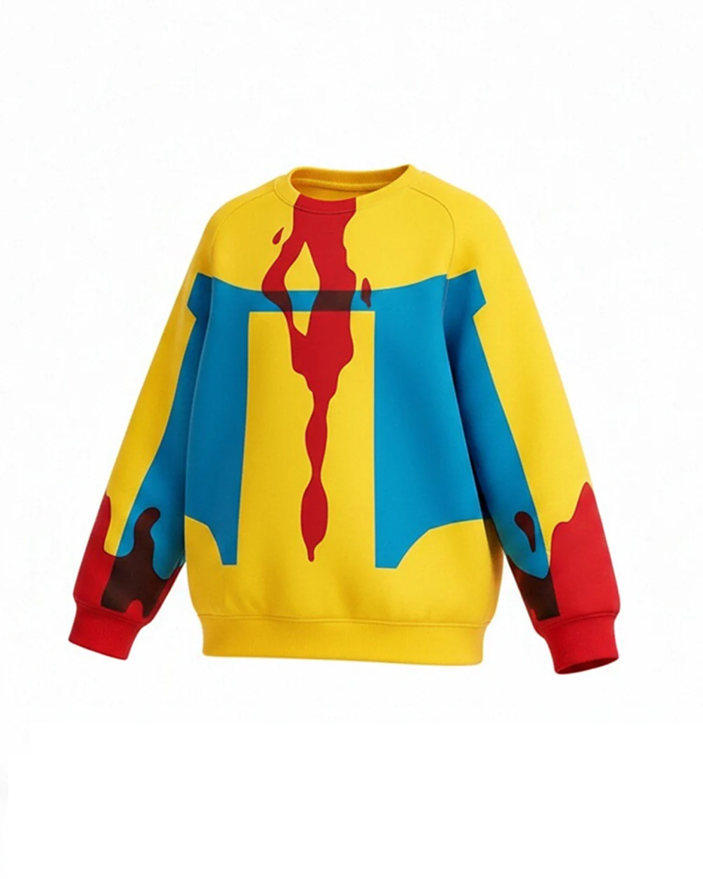 Kids Mark Costume Yellow Long Sleeve Pullover Shirt for Cosplay Themed Party Comic Exhibition - Image 6