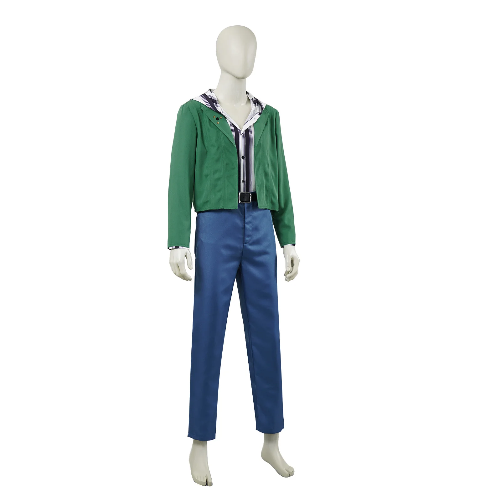 Mens Prince Outfit Jacket Pants Sweatshirt and Belt 4pcs Suit - Image 3