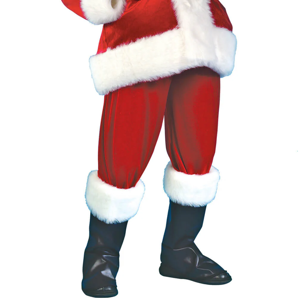 Men's Santa Claus Costume Adult Christmas Deluxe Santa Suit Set - Image 6