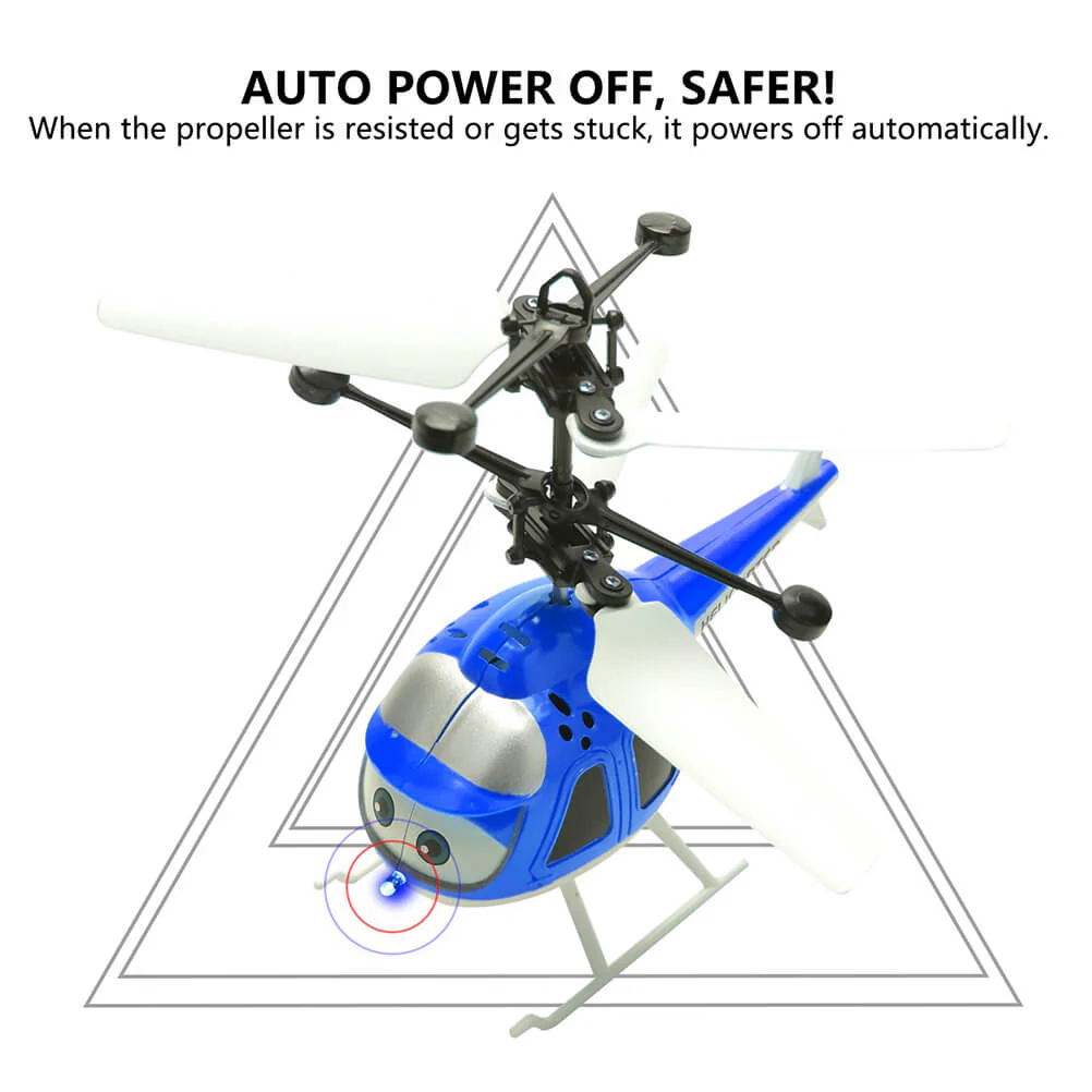 Induction RC Helicopter Flying Toys Cartoon Remote Control Drone Kids Plane Toys - Image 8