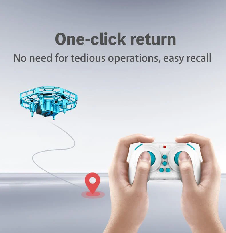 Mini UFO Drone Remote Control Aircraft Quadcopter With Infraed Hand Control RC Helicopter - Image 4