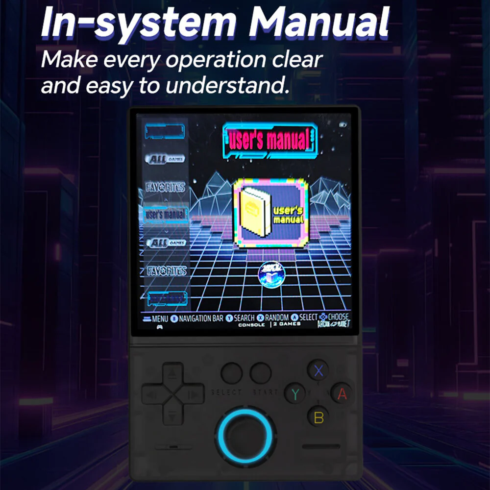 MINI40 Handheld Game Console Game 4.0'' 128GB SD Card Retro Console with RK3326 Chip and 4000mAh Battery - Image 10