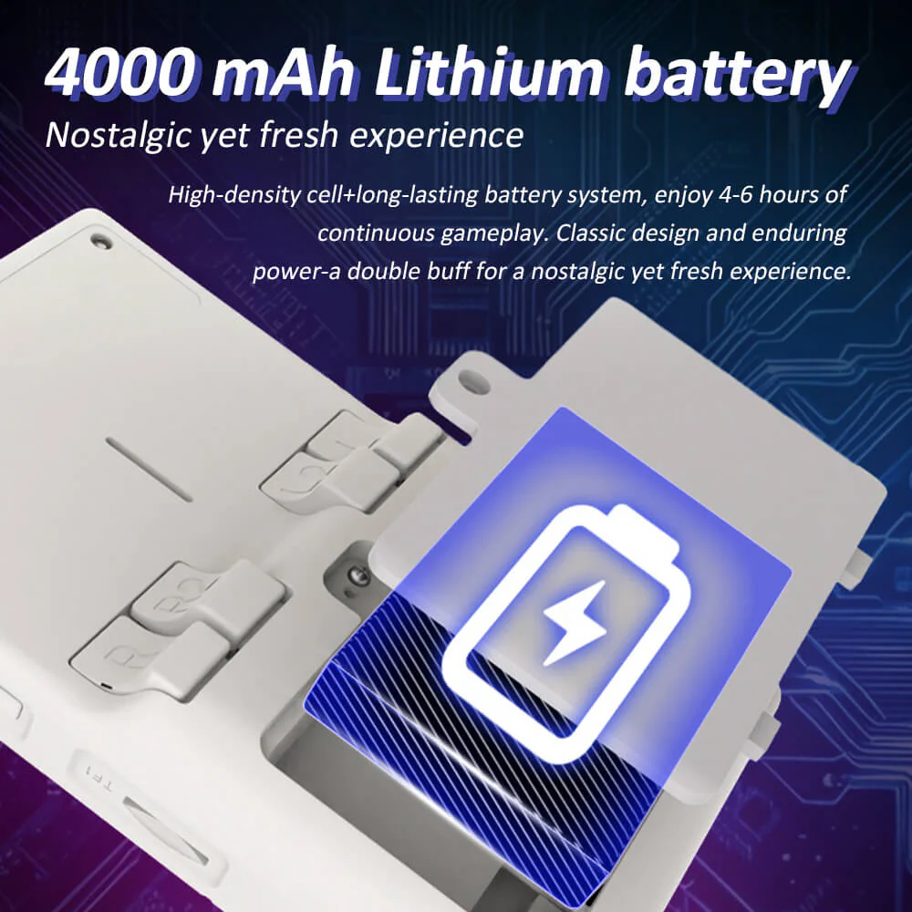 MINI40 Handheld Game Console Game 4.0'' 128GB SD Card Retro Console with RK3326 Chip and 4000mAh Battery - Image 4