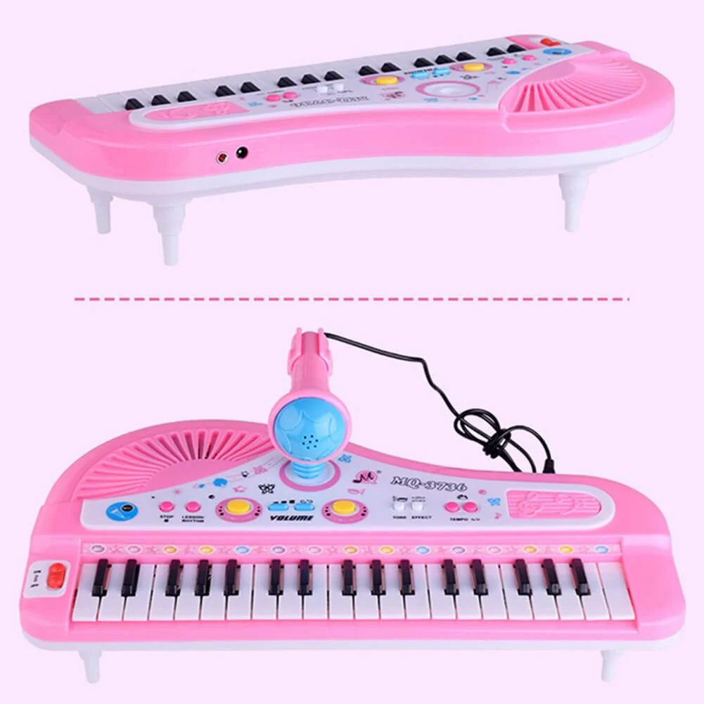Kids Piano Toy with Keyboard and Microphone, Good Christmas Gift - Image 4