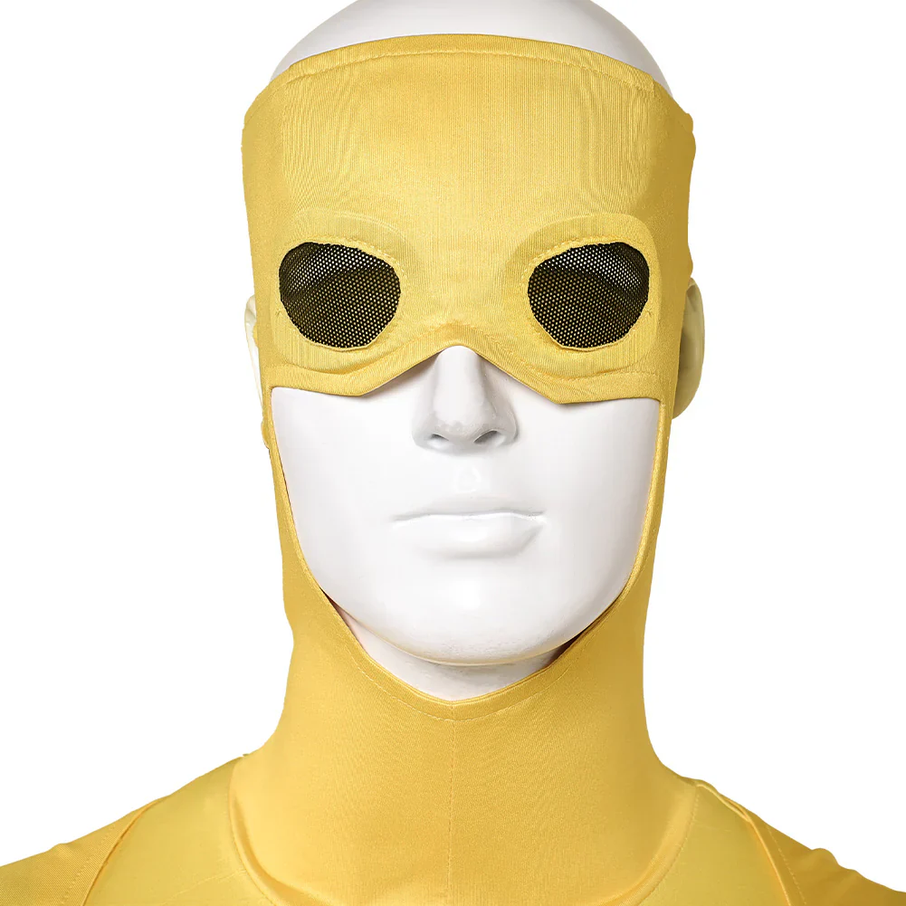 Multiverse Evil Hero Jumpsuit Yellow Combat Suit with Detachable Cape for Cosplay Events - Image 9