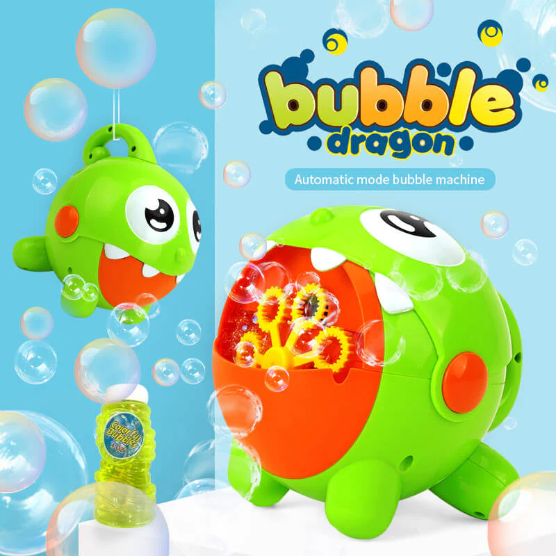 Kids Bubble Toy Little Monster Bubble Maker Automatic Rechargeable Bubble Toy Protable - Image 2