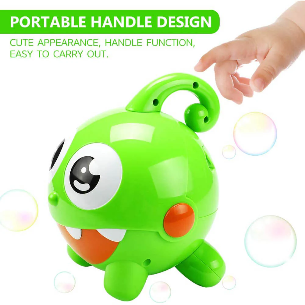 Kids Bubble Toy Little Monster Bubble Maker Automatic Rechargeable Bubble Toy Protable - Image 4