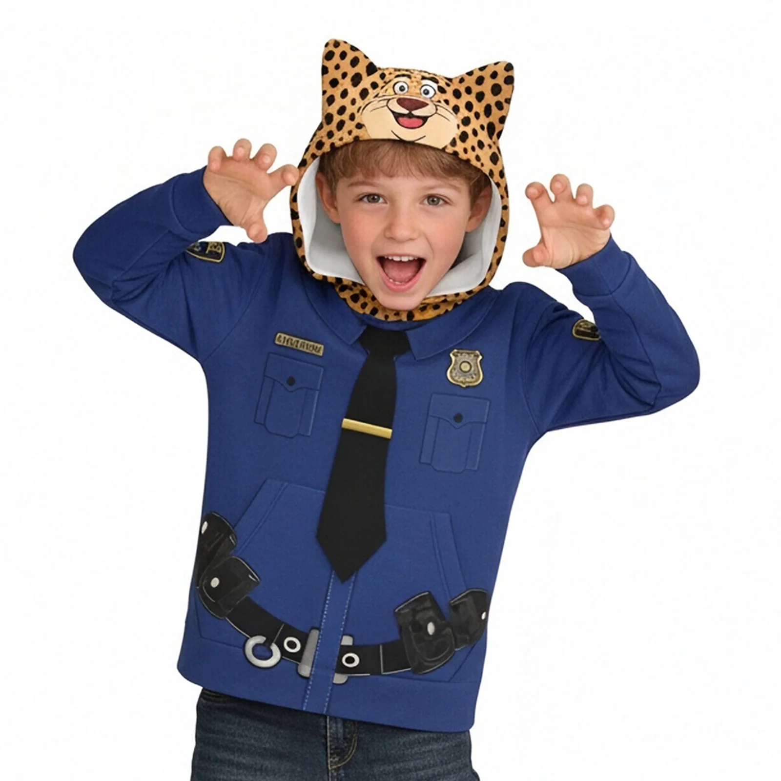 Nick Hoodie Clawhauser Sweatshirt Gary Hooded Pullover for Daily Wear Themed Party - Image 10