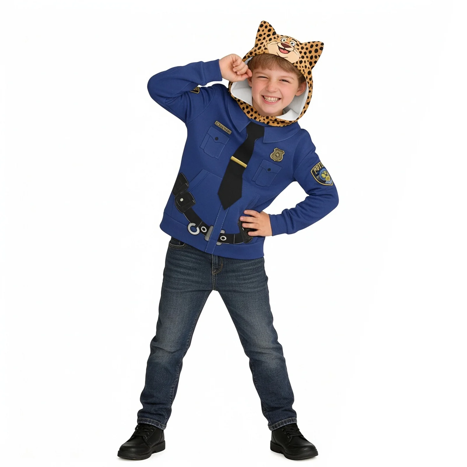 Nick Hoodie Clawhauser Sweatshirt Gary Hooded Pullover for Daily Wear Themed Party - Image 14