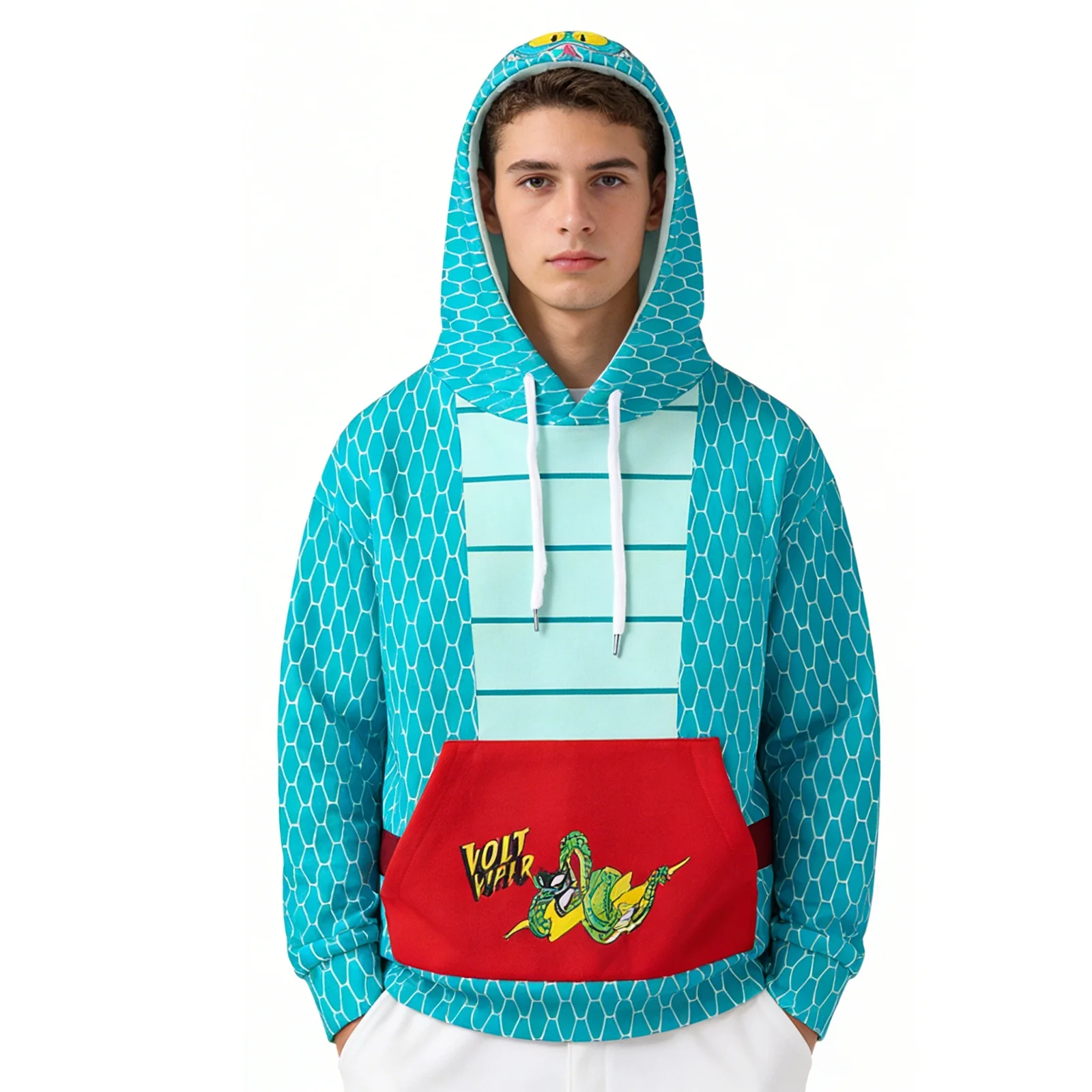Snake Gary Hoodie and Pants Zodiac Hero Gary Sweatshirt Costume for Daily Wear Themed Party - Image 5