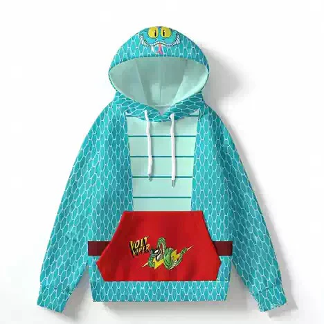 Snake Gary Hoodie and Pants Zodiac Hero Gary Sweatshirt Costume for Daily Wear Themed Party - Image 6