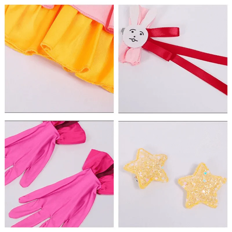 Oshi no Ko Cosplay Costume Ai Hoshino Outfit Pink Uniform Dress Full Set for Teens Adults - Image 6