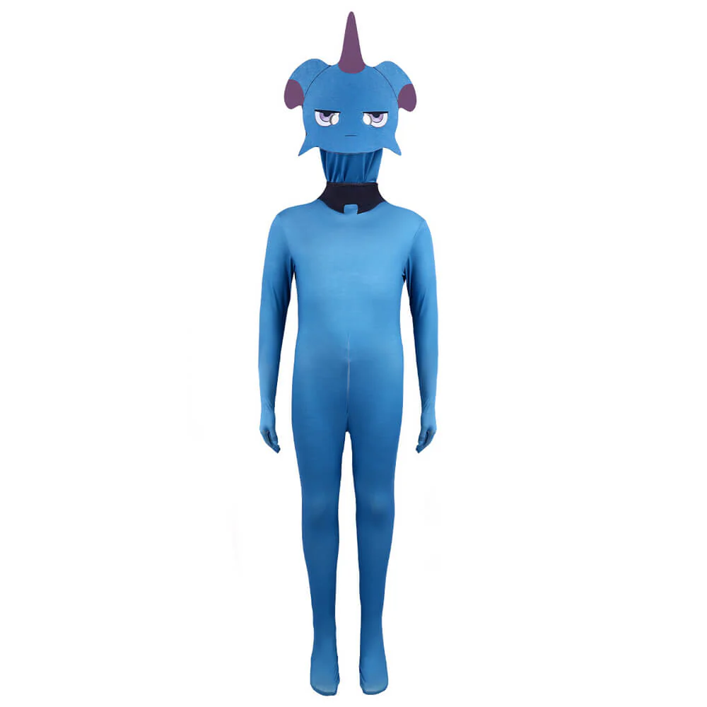 Palworld Costume Depreso Cosplay Outfit Kids Jumpsuit and Helmet 2pcs Suit - Image 2
