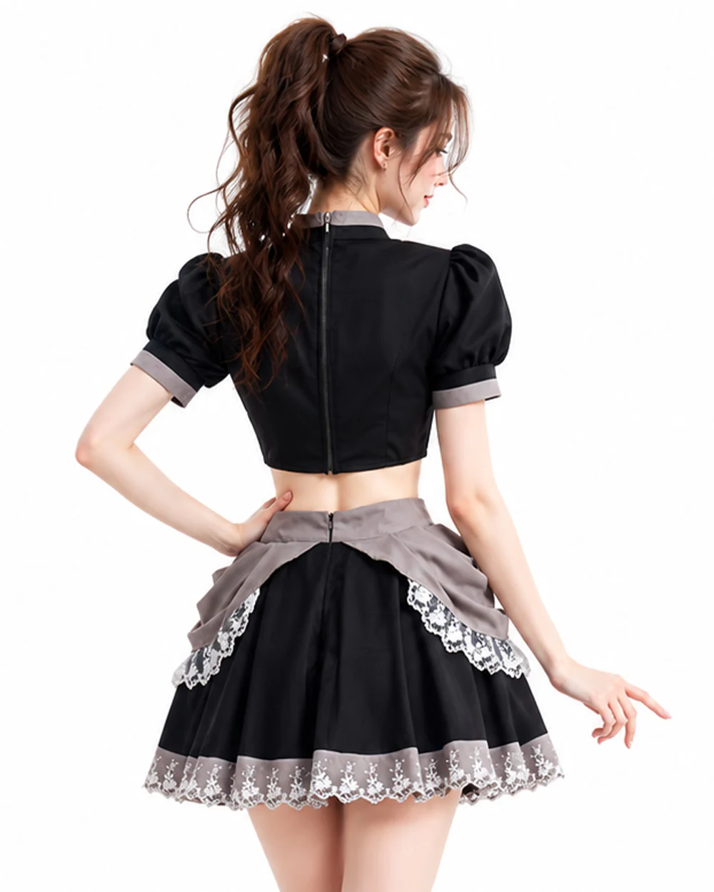 Pink Princess Costume Peach Daisy Rosalina Bowsette Crop Tops and Skirt 2pcs Suit for Girls Women Cosplay Events - Image 25