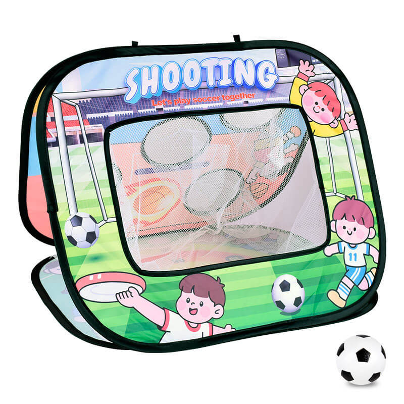 Portable 4-in-1 Soccer Goals Set Foldable Throwing Game Board for Kids 3+ Indoor & Outdoor Toy - Image 5