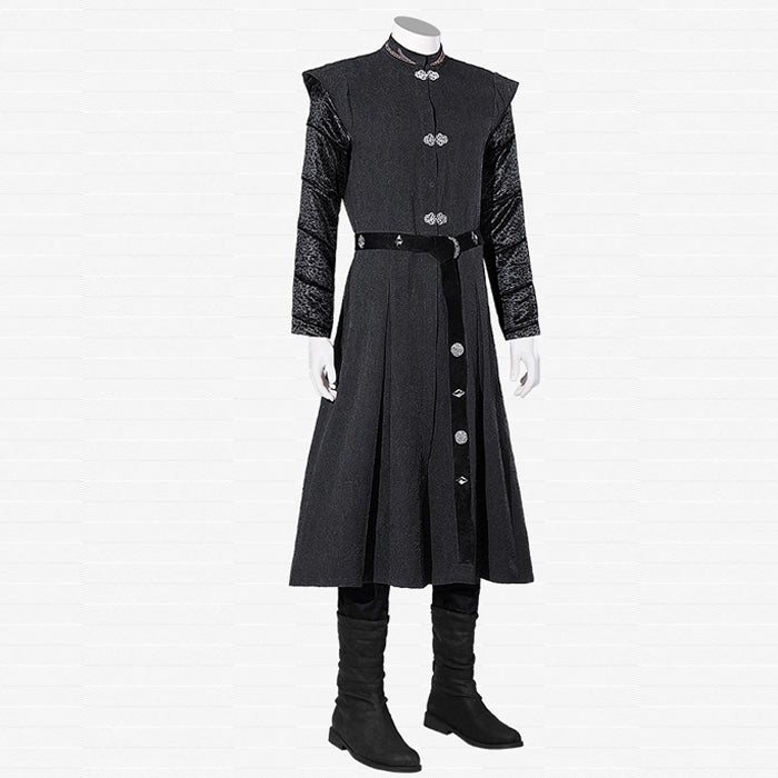 Prince Daemon Targaryen Costume Adult Men Daemon Black Party Cosplay Outfit - Image 2