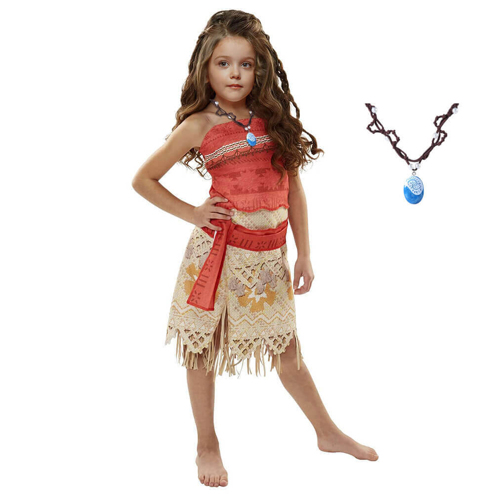 Princess Cosplay Costume Halloween Polynesian Dress Adventure Polynesian Outfit - Image 3