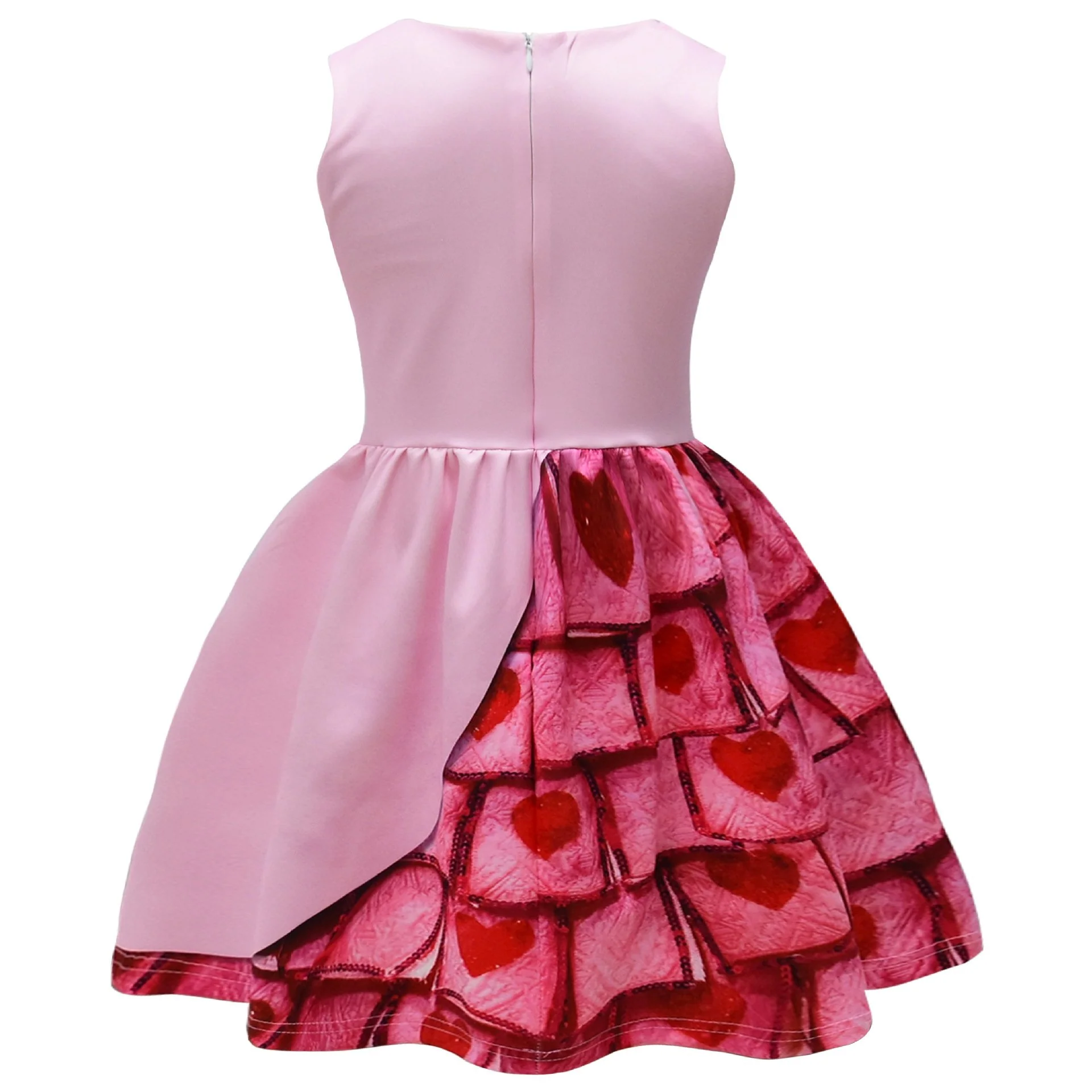 Queen of Hearts Outfit Princess Bridget Pink Dress 2024 Movie Cosplay Costume 3-10 Years - Image 6