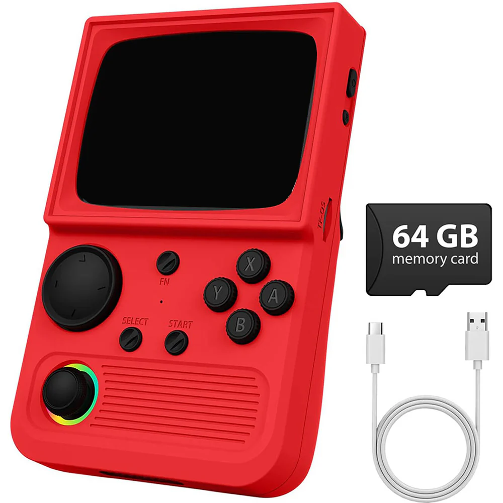 R36T Handheld Game Console Built-in 18000+ Games with 3000mAh Battery and RGB Light Joystick For Players - Image 13