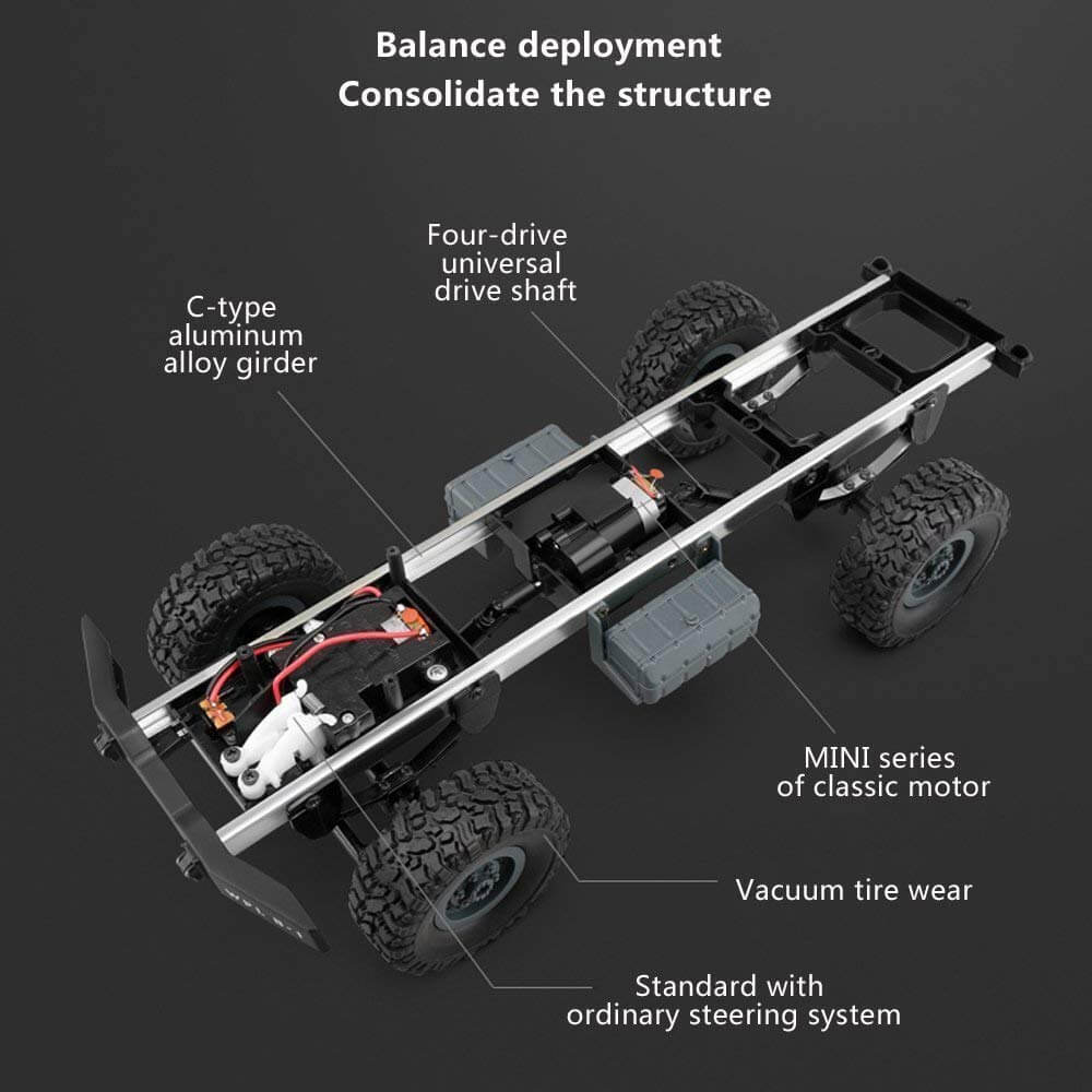 RC Car 2.4G Off-Road Vehicle High Speed Remote Control Truck Toy for Children Birthday Gift - Image 10
