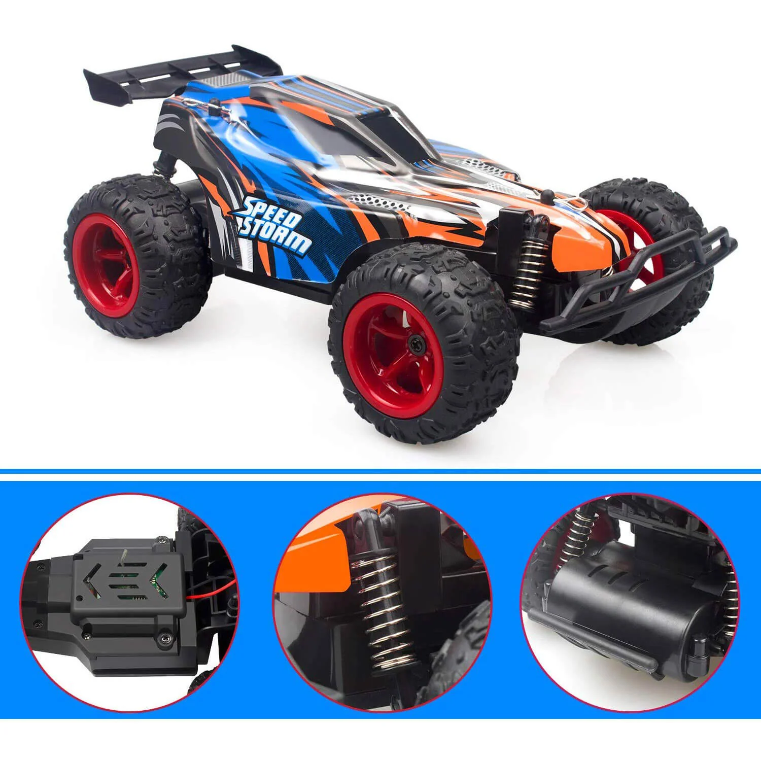 RC Car for Kids - 2.4 GHZ High Speed Racing Car Toy Remote Control Rc Car for Boy Girl Gift - Image 3