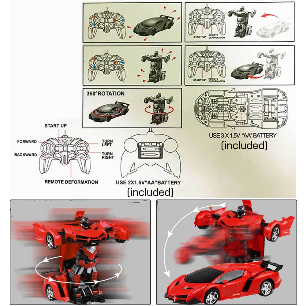 Kids Gesture Sensor Robot RC Car 2 In 1 Toys Kids Remote Control Cars - Image 13