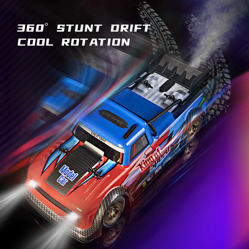 RC Drift Car 4WD High Speed Racing Car with Spray 1/16 Remote Control Stunt Vehicle - Image 5