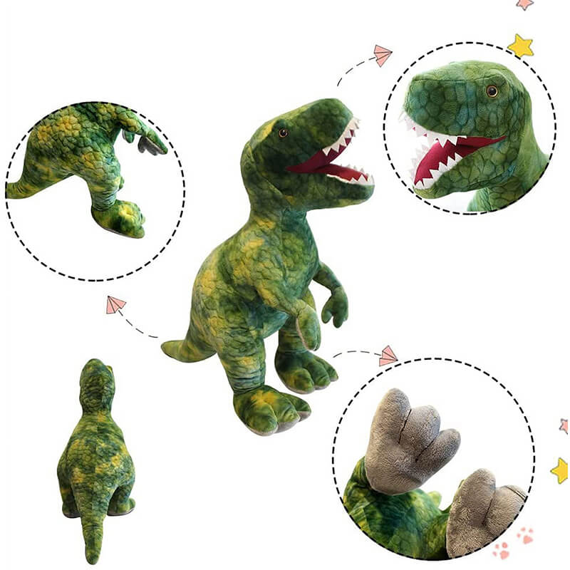 Realistic T-Rex Plush Toy Soft Dino Stuffed Animal Birthday Gift For Boys Girls - Image 5