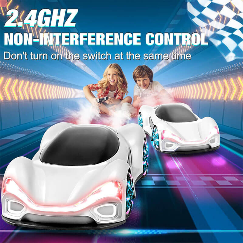 Remote Control Car 4WD Drift Racing Car Dual Remote Control with Light Spray - Image 9