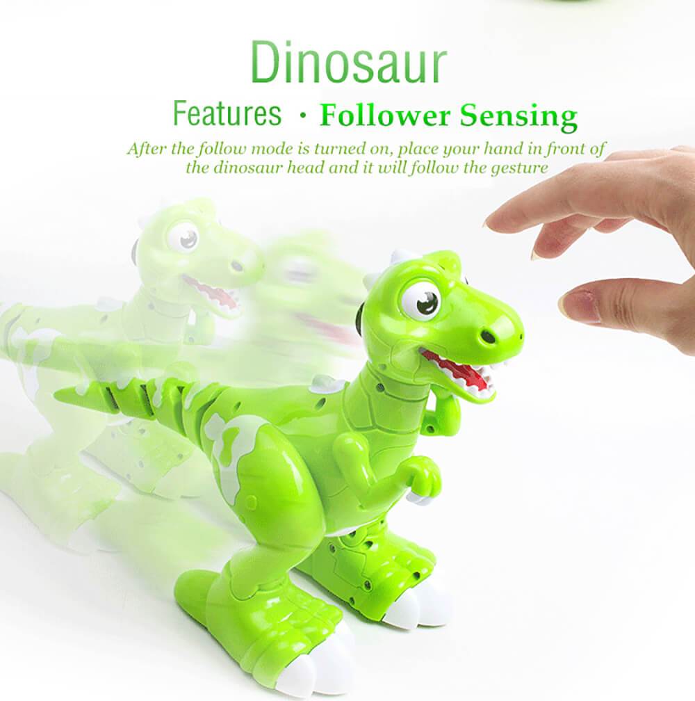 Remote Control Sensing Dinosaur Cartoon Cute Gesture Interactive Electronic Spray Dinosaur Toy - Image 6