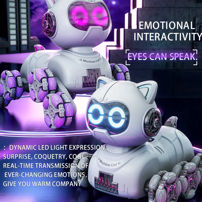 Remote Control Robot Cat 360° RC Stunt Smart Car 8WD Car Holiday Gift for Kids - Image 5