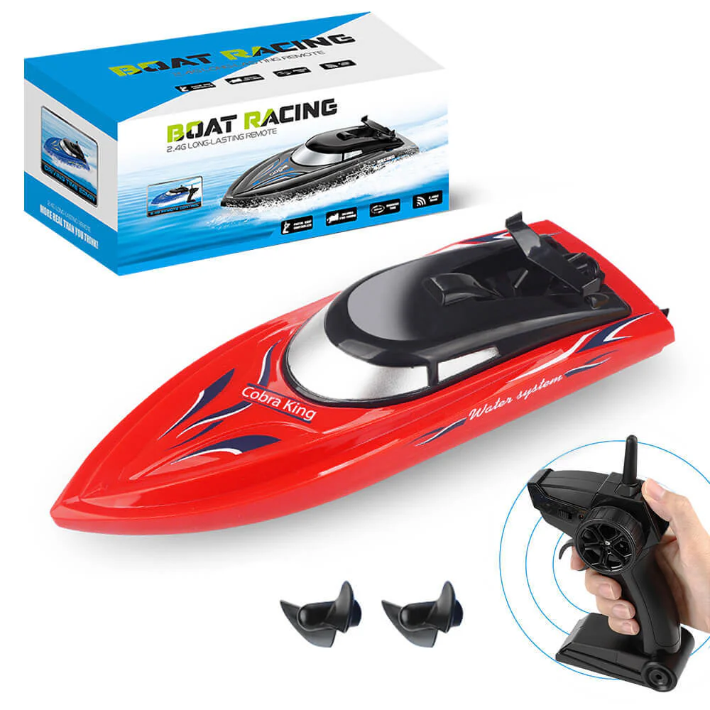 Remote Control Boat 2.4G High Speed Twin Screw RC Boats For Kids - Image 4