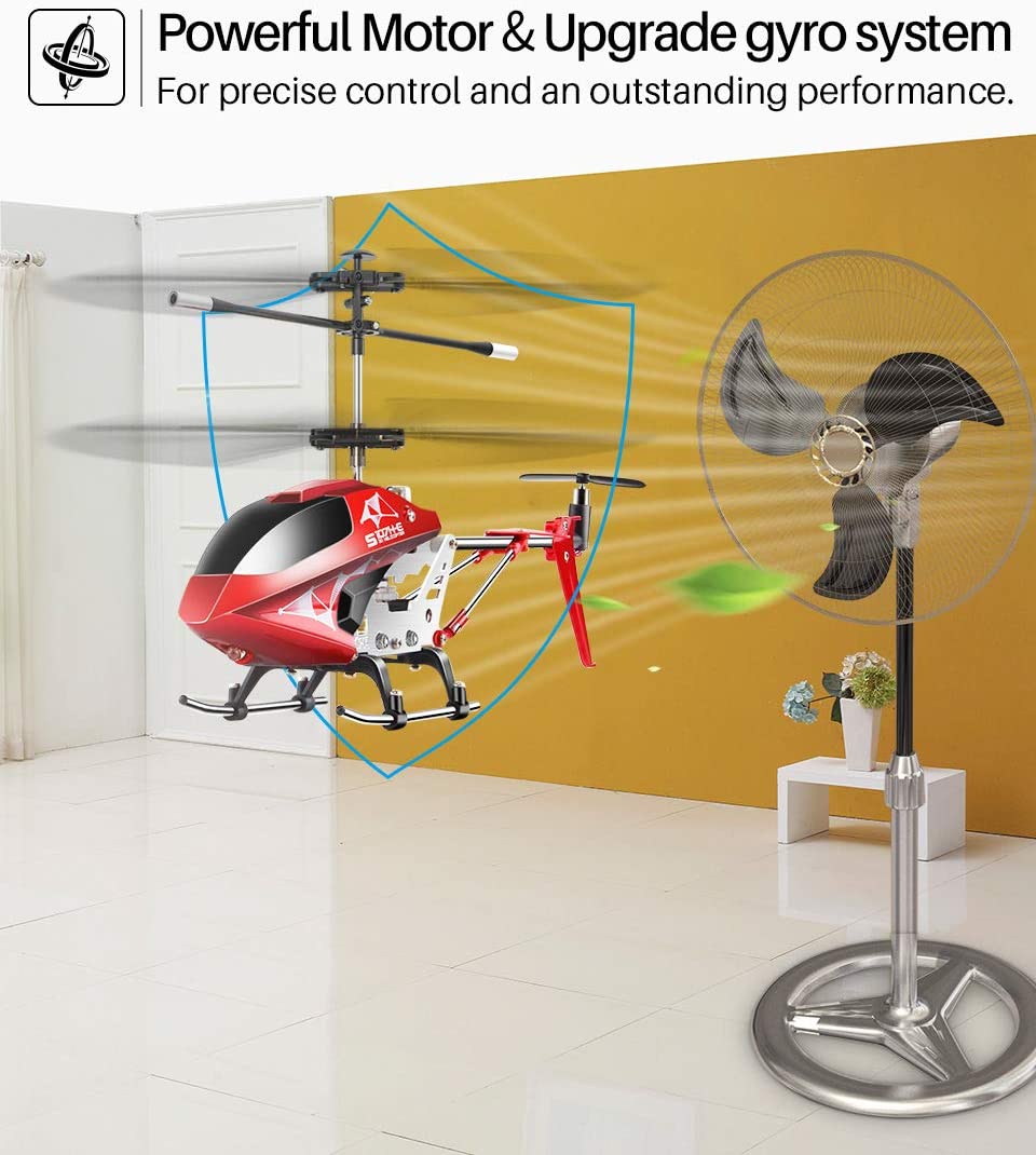 S107E Remote Control Helicopter 2.4GHz Gyro Altitude Hold Airplane RC Anti-Fall Plane - Image 10