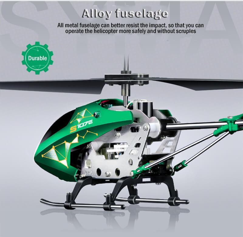 S107E Remote Control Helicopter 2.4GHz Gyro Altitude Hold Airplane RC Anti-Fall Plane - Image 4