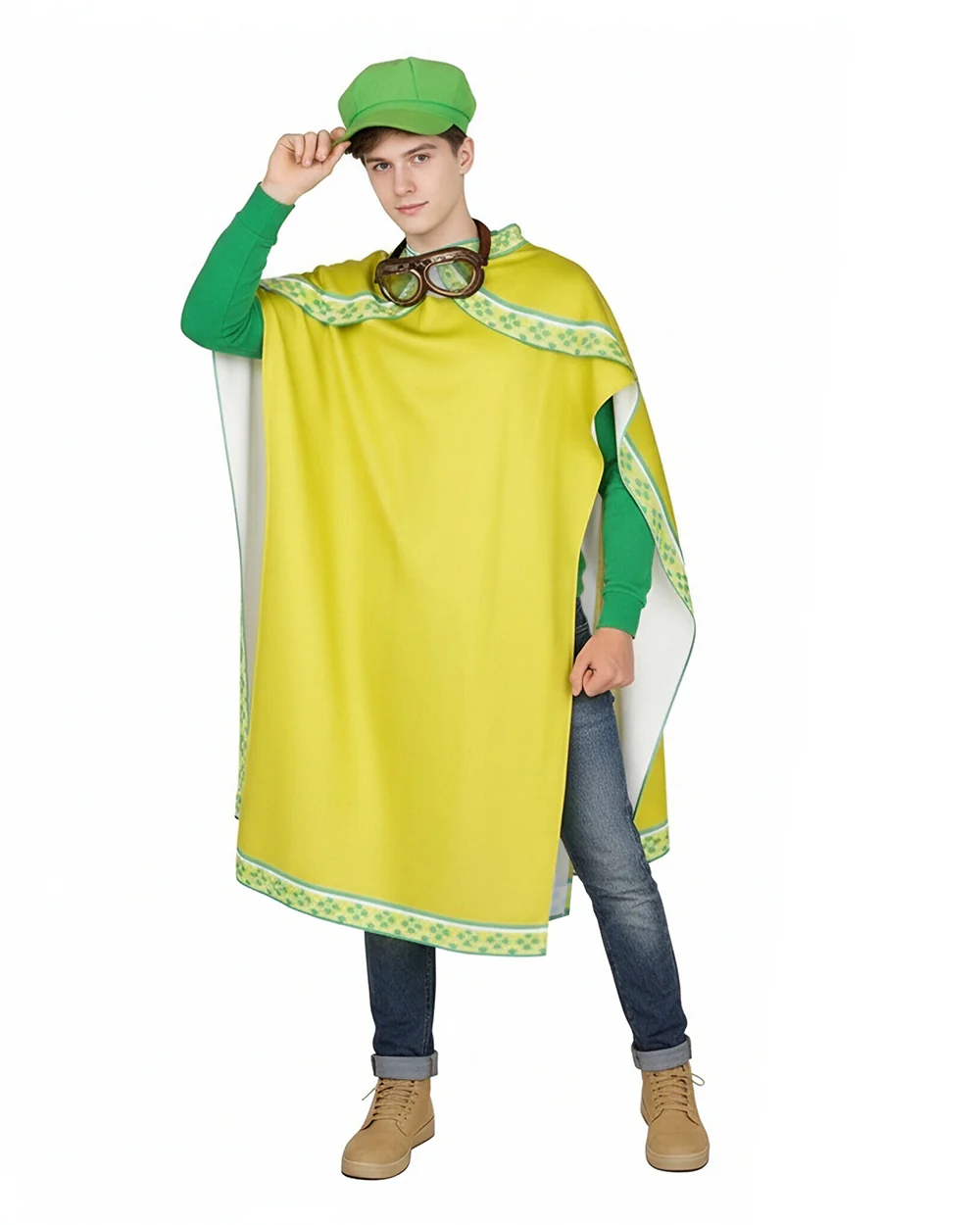 Sand Kingdom Adventure Outfit Desert Explorer Poncho Cloak and Matching Goggles Suit - Image 3