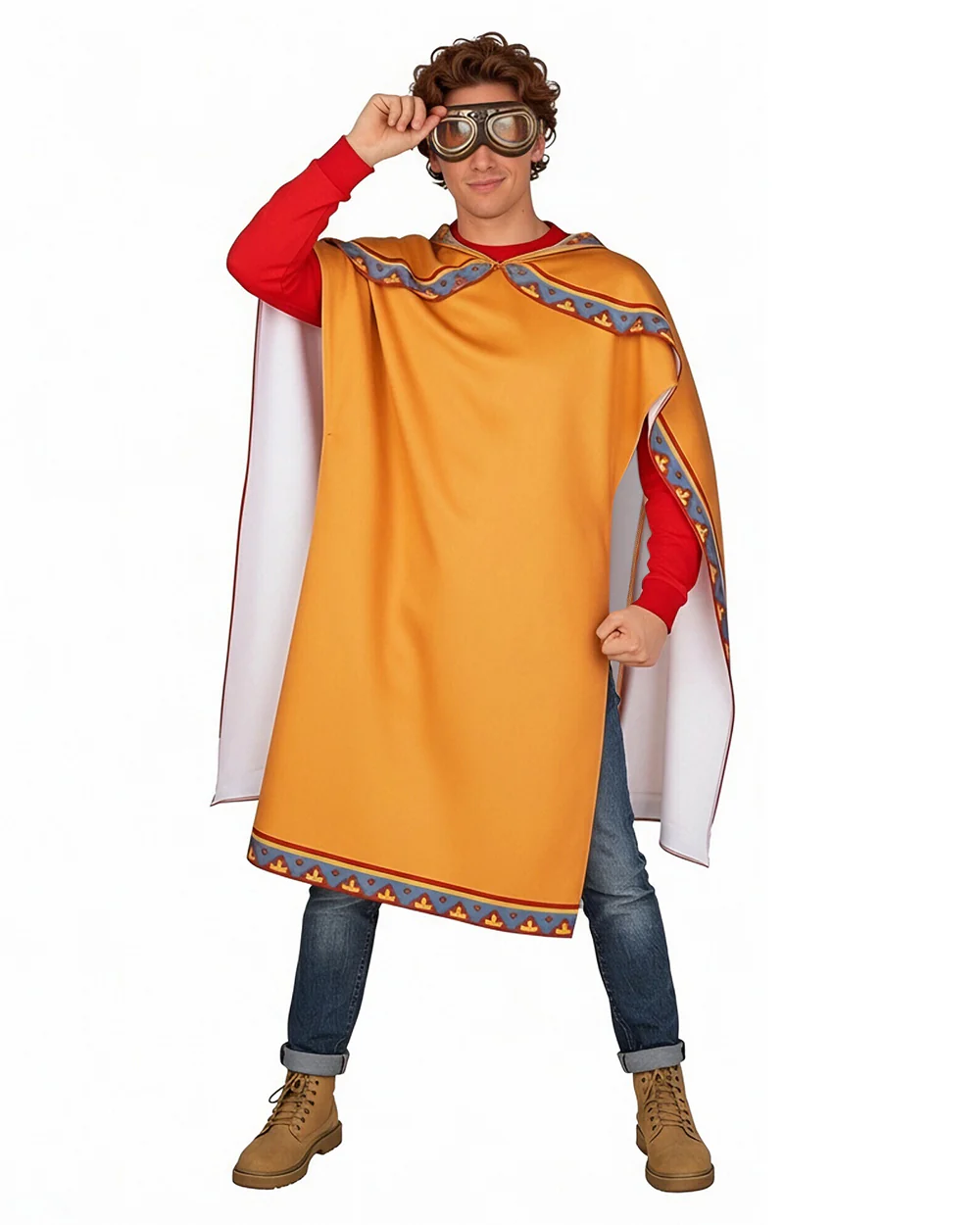 Sand Kingdom Adventure Outfit Desert Explorer Poncho Cloak and Matching Goggles Suit - Image 5